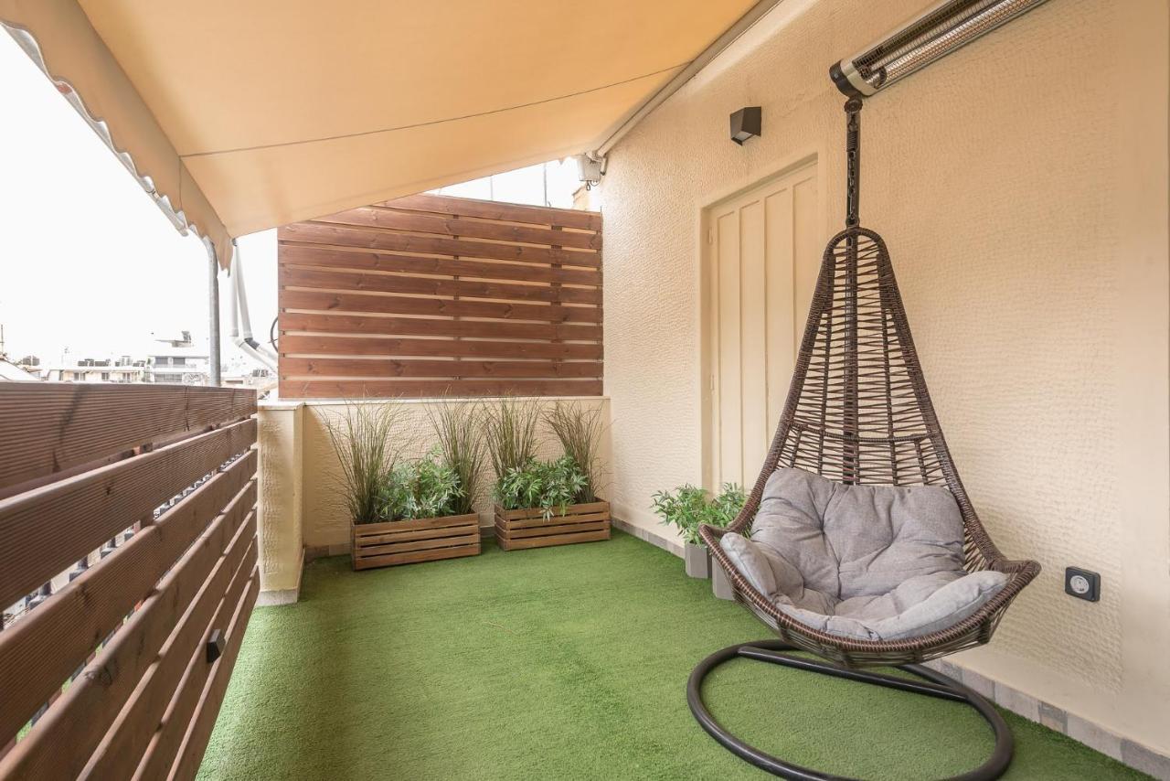 Апартаменты Petralona Stylish Penthouse Афины Экстерьер фото